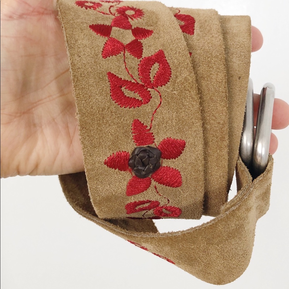 Vintage Boho Embroidered Belt